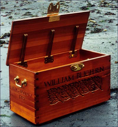 Replica of Sea Chest  Used by Captain William Bligh, RN